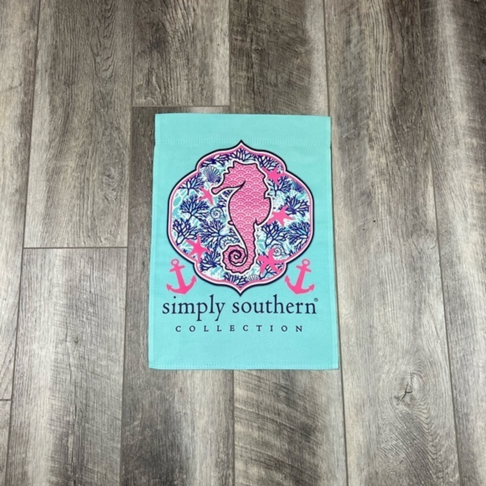 Simply Southern Seahorse Garden Flag